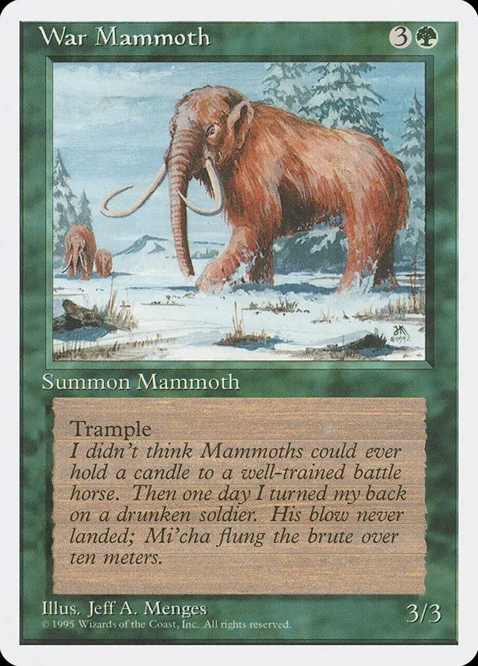 War Mammoth (Fourth Edition)