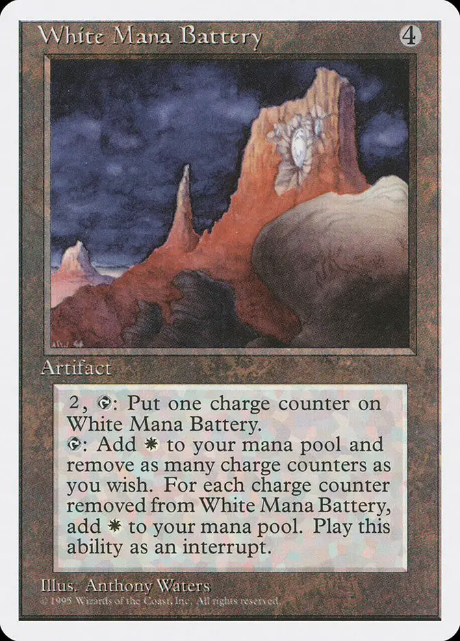White Mana Battery (Fourth Edition)