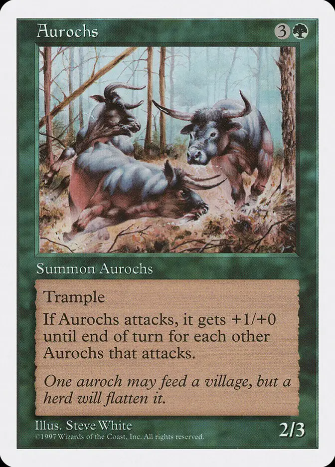 Aurochs (Fifth Edition)