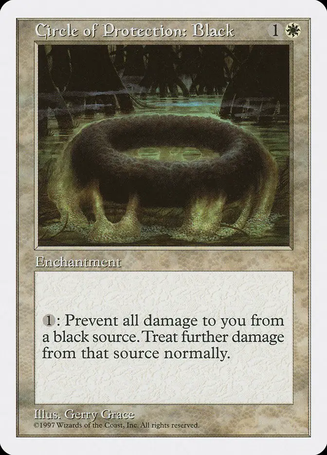 Circle of Protection  Black (Fifth Edition)