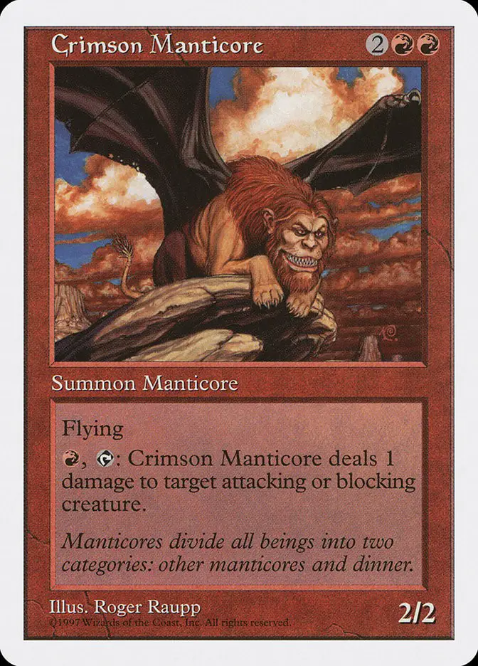 Crimson Manticore (Fifth Edition)