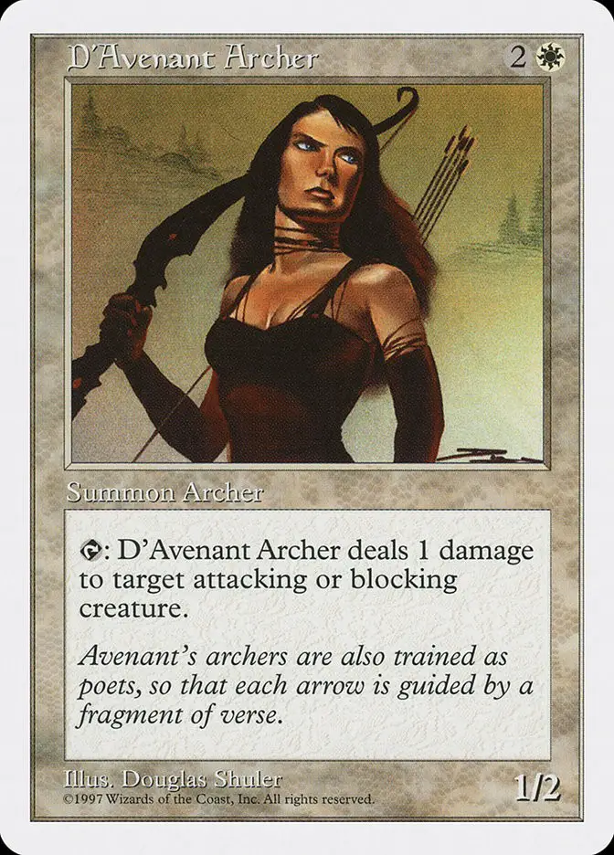 D Avenant Archer (Fifth Edition)