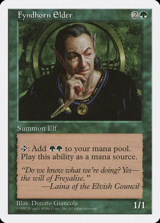 Fyndhorn Elder (Fifth Edition)