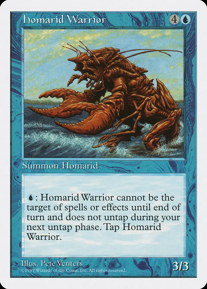 Homarid Warrior (Fifth Edition)
