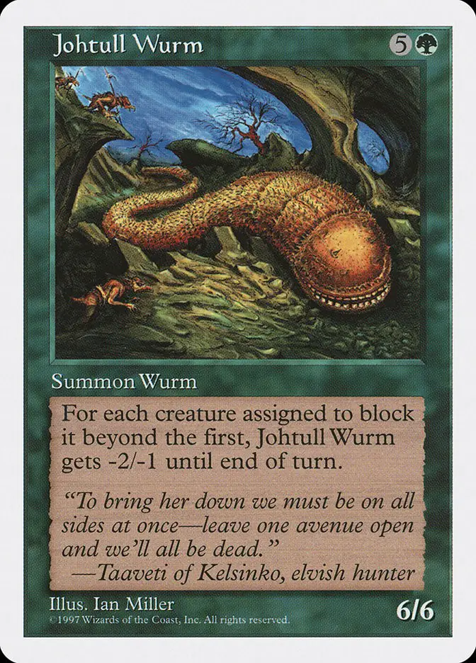 Johtull Wurm (Fifth Edition)