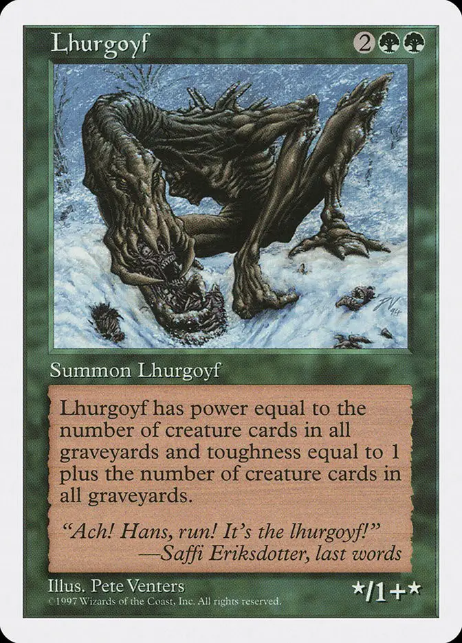 Lhurgoyf (Fifth Edition)
