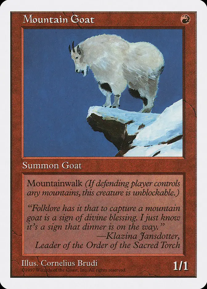 Mountain Goat (Fifth Edition)