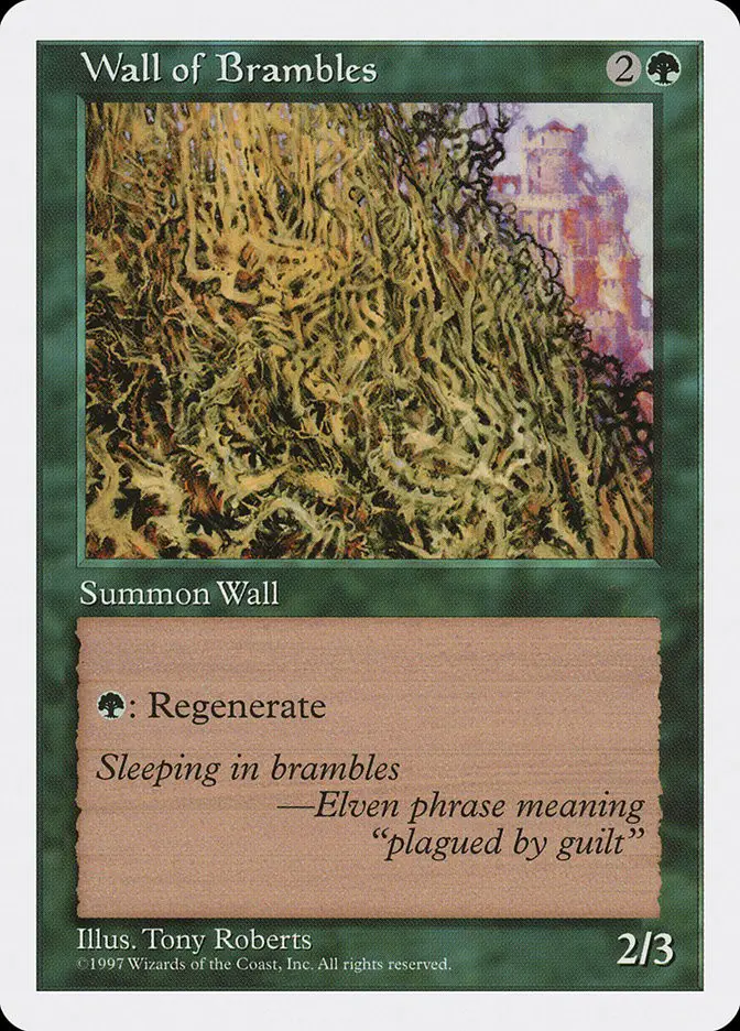 Wall of Brambles (Fifth Edition)