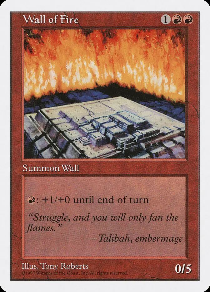 Wall of Fire (Fifth Edition)