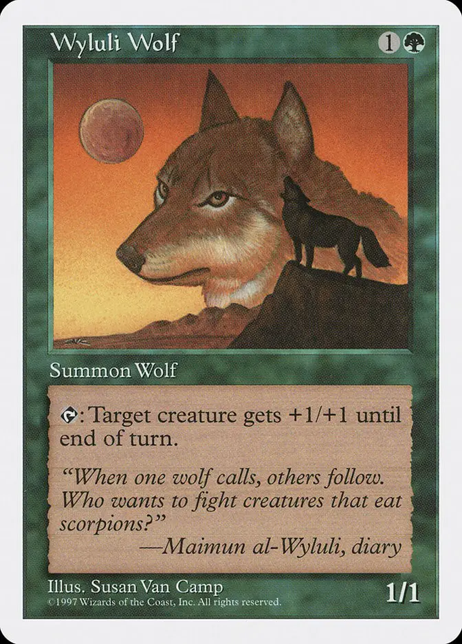 Wyluli Wolf (Fifth Edition)