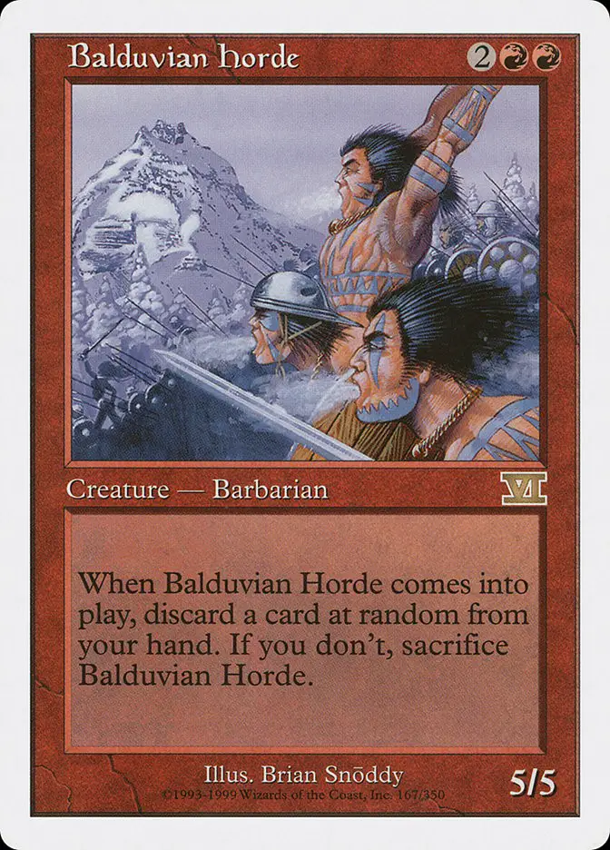 Balduvian Horde (Classic Sixth Edition)