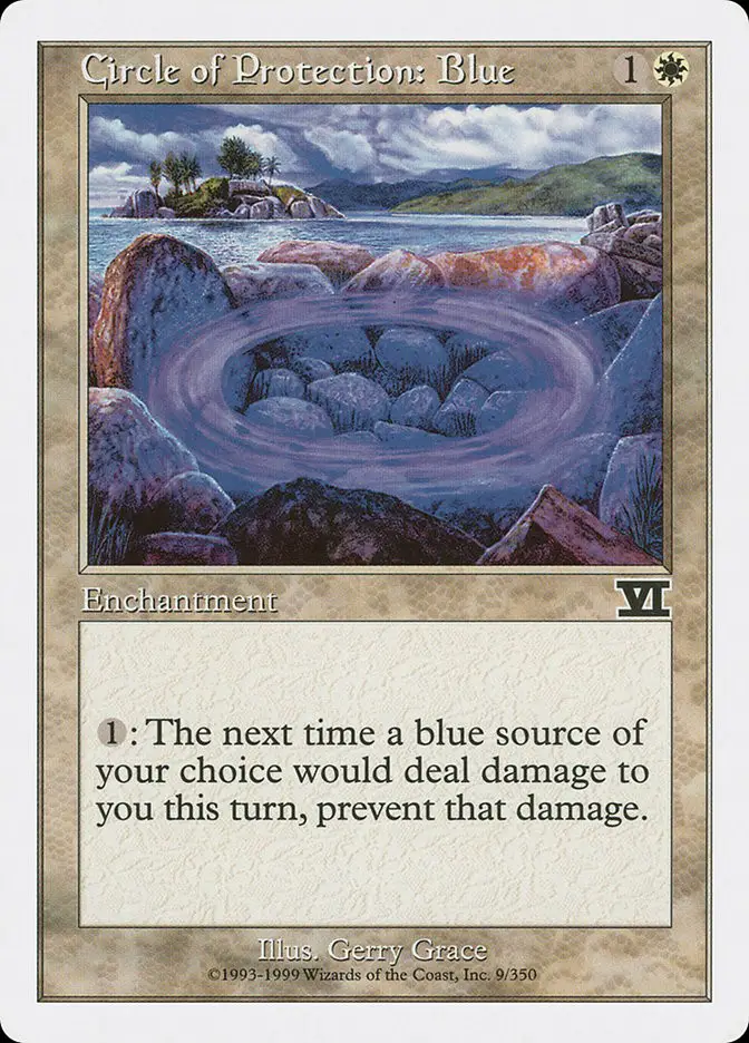 Circle of Protection  Blue (Classic Sixth Edition)