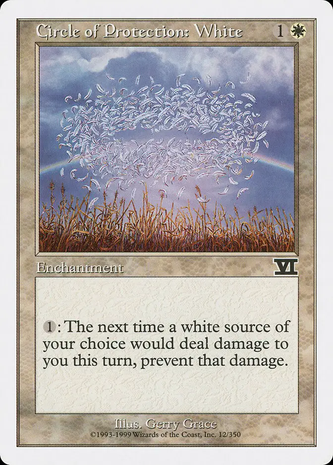 Circle of Protection  White (Classic Sixth Edition)