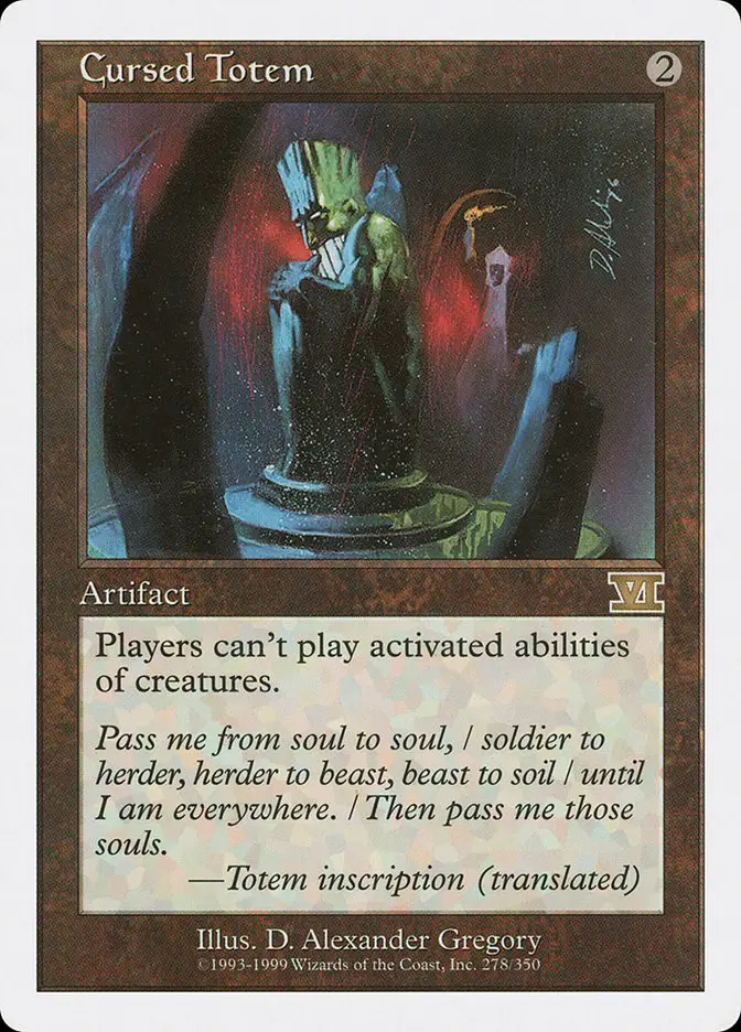 Cursed Totem (Classic Sixth Edition)