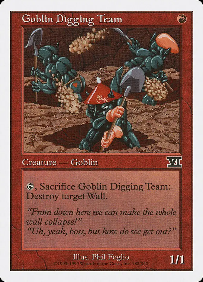Goblin Digging Team (Classic Sixth Edition)