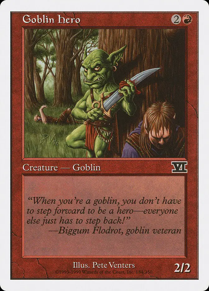 Goblin Hero (Classic Sixth Edition)