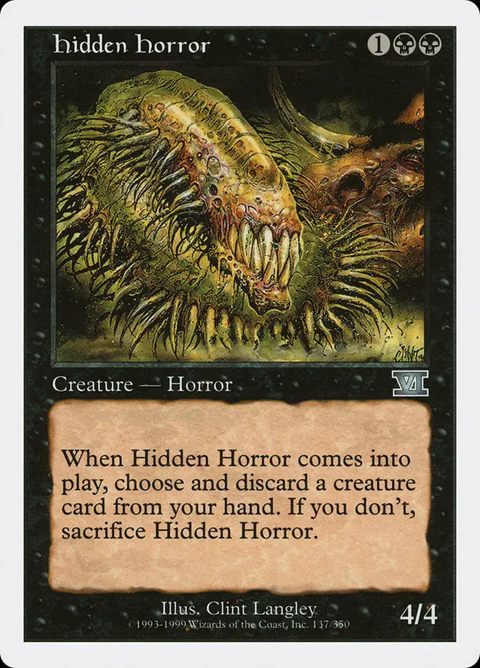 Hidden Horror (Classic Sixth Edition)