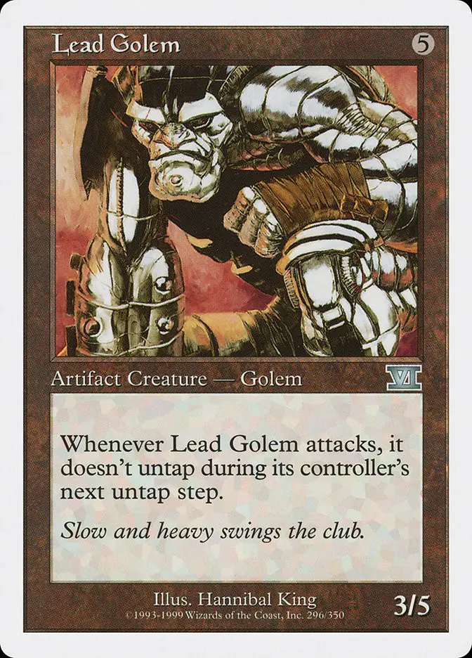 Lead Golem (Classic Sixth Edition)