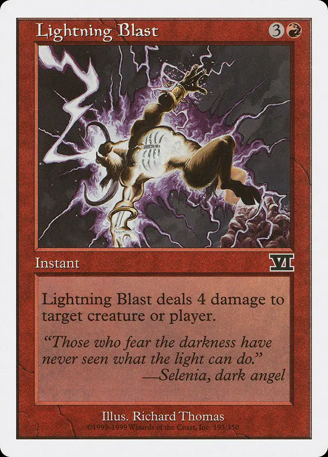 Lightning Blast (Classic Sixth Edition)
