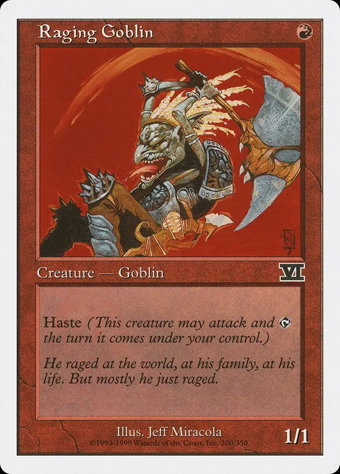 Raging Goblin (Classic Sixth Edition)