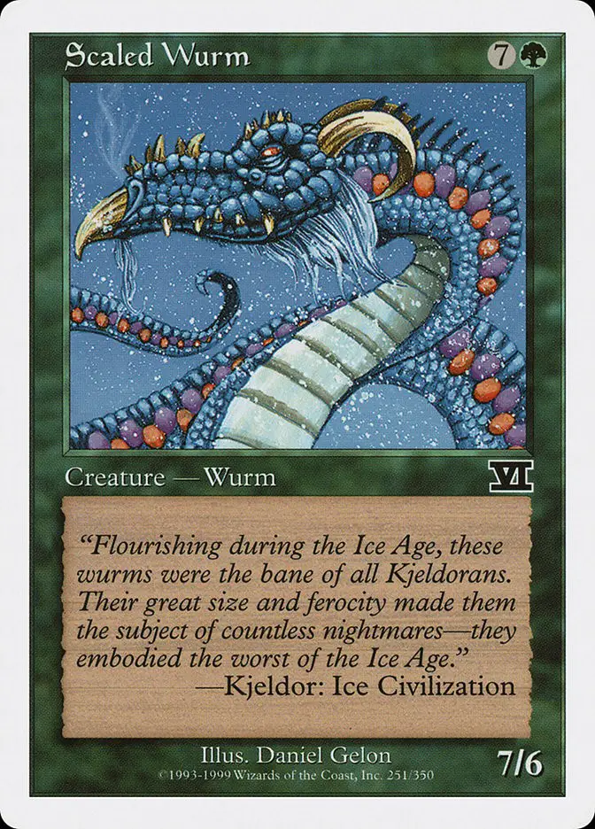 Scaled Wurm (Classic Sixth Edition)