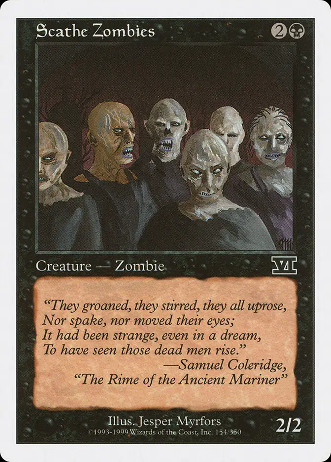 Scathe Zombies (Classic Sixth Edition)