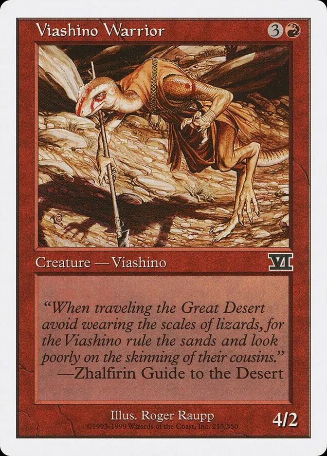 Viashino Warrior (Classic Sixth Edition)