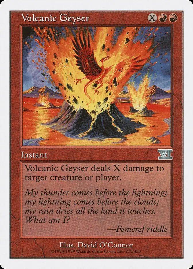 Volcanic Geyser (Classic Sixth Edition)