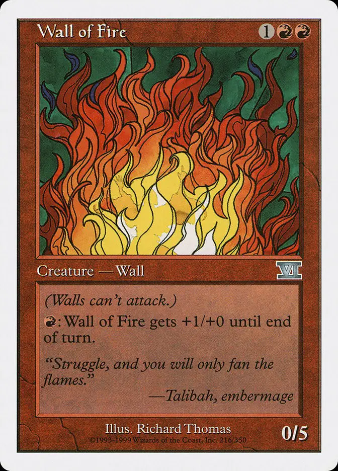 Wall of Fire (Classic Sixth Edition)
