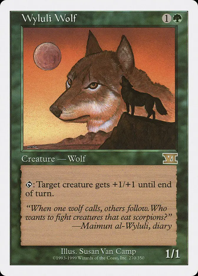 Wyluli Wolf (Classic Sixth Edition)
