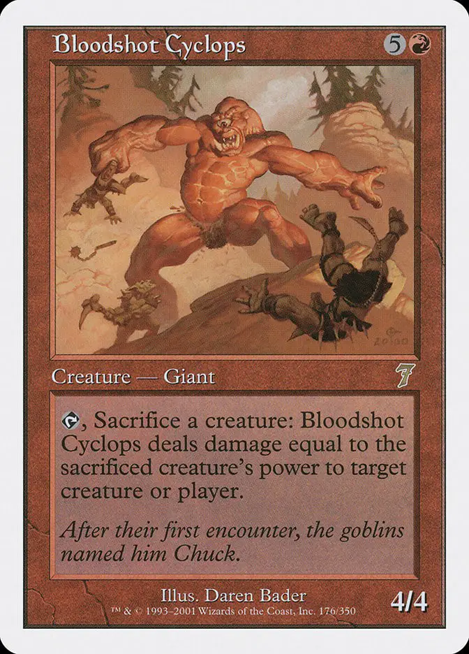 Bloodshot Cyclops (Seventh Edition)