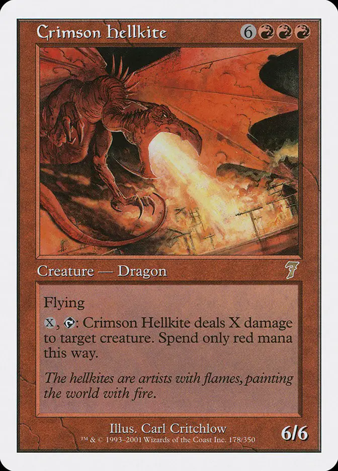 Crimson Hellkite (Seventh Edition)