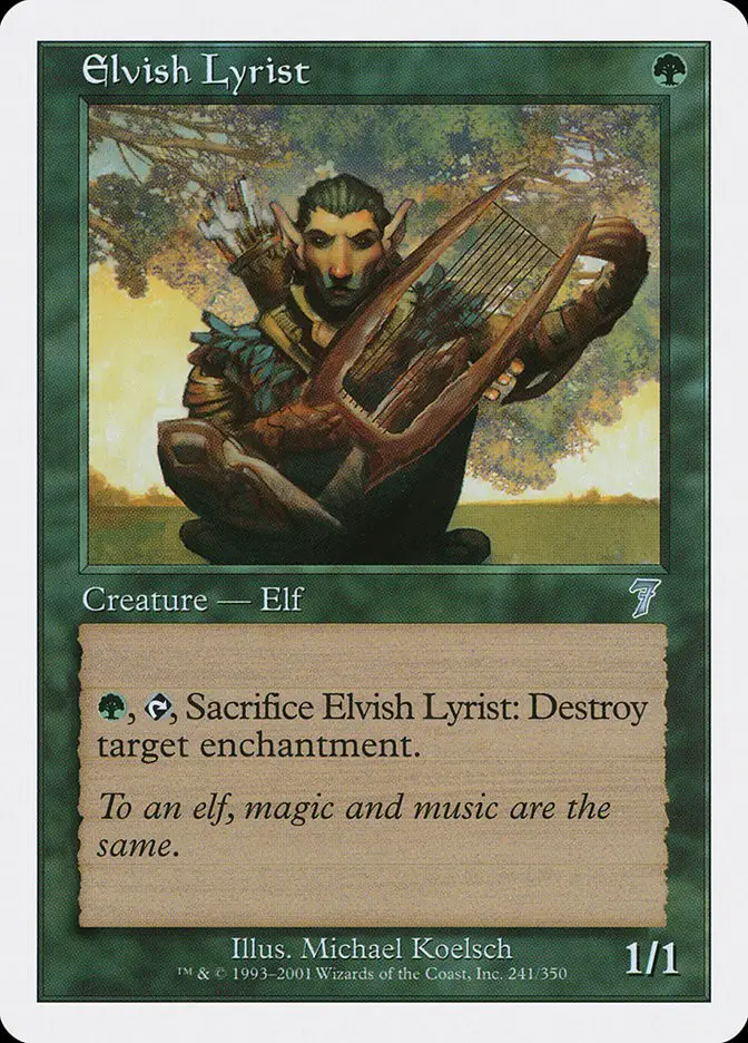 Elvish Lyrist (Seventh Edition)