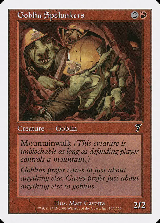 Goblin Spelunkers (Seventh Edition)