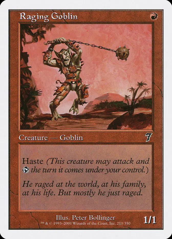 Raging Goblin (Seventh Edition)