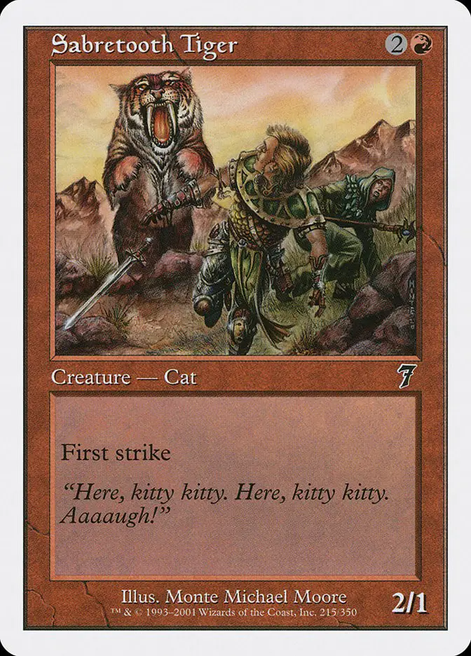 Sabretooth Tiger (Seventh Edition)
