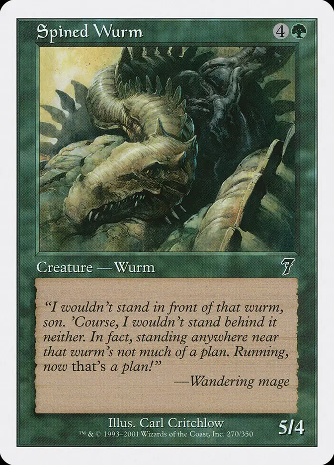Spined Wurm (Seventh Edition)