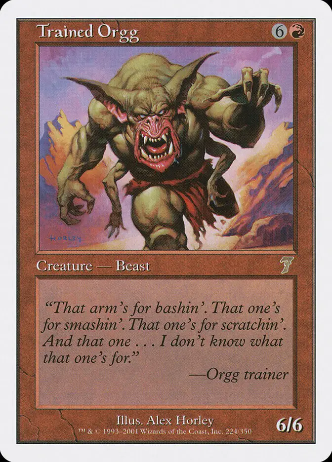 Trained Orgg (Seventh Edition)