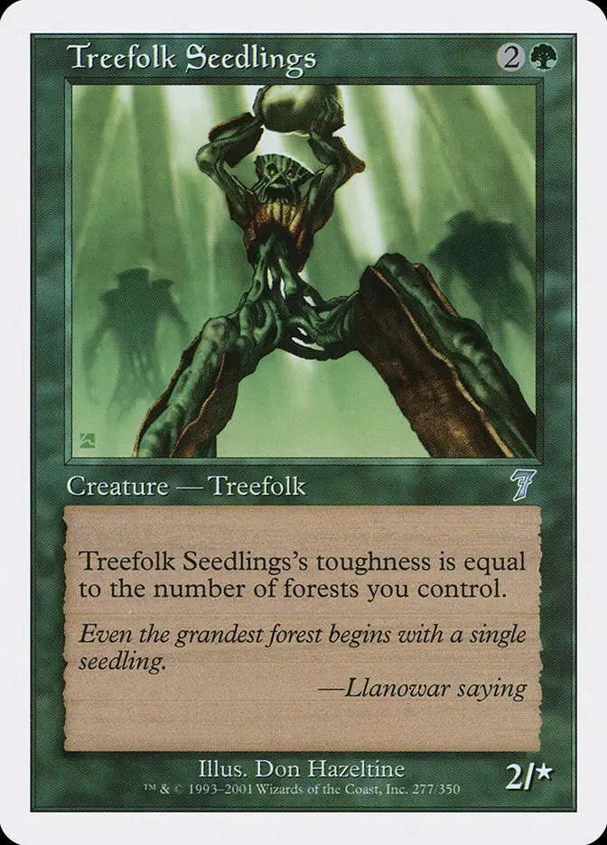 Treefolk Seedlings (Seventh Edition)