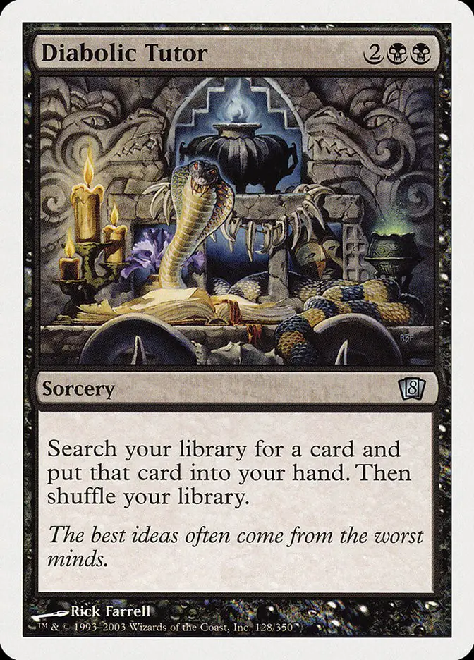 Diabolic Tutor (Eighth Edition)