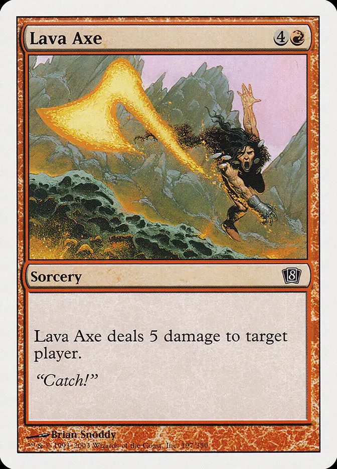 Lava Axe (Eighth Edition)
