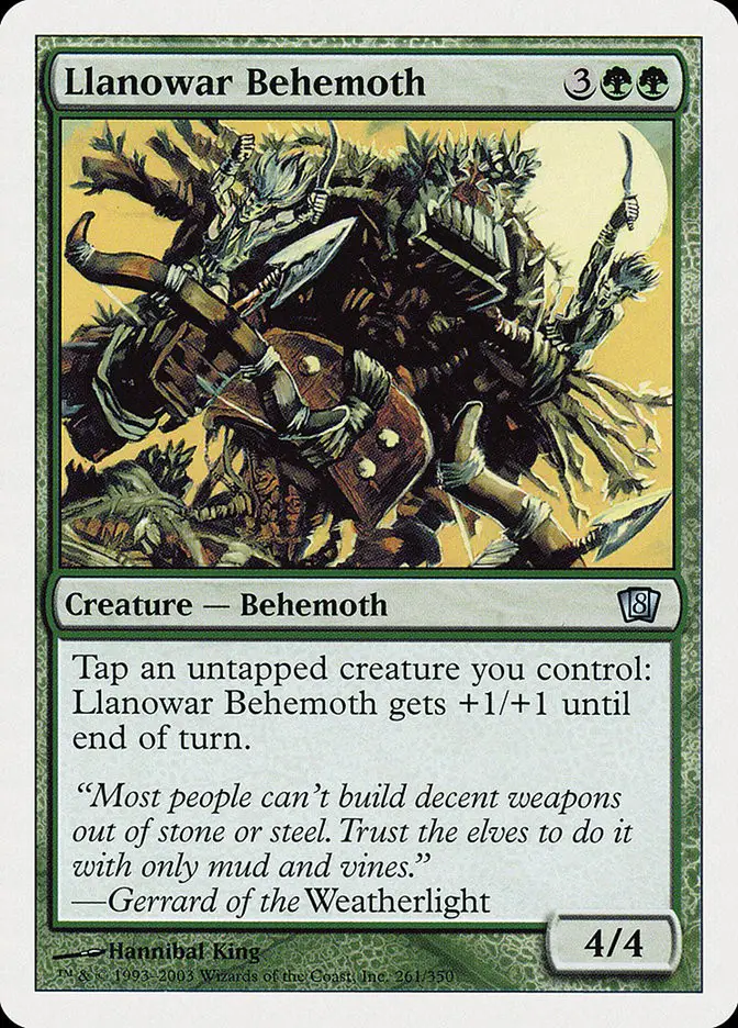 Llanowar Behemoth (Eighth Edition)