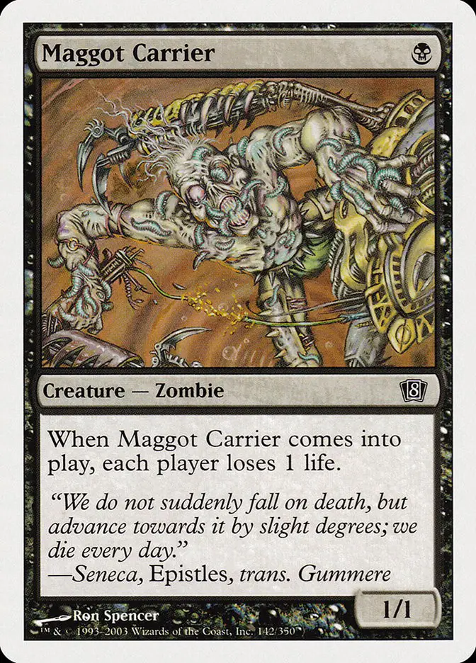 Maggot Carrier (Eighth Edition)