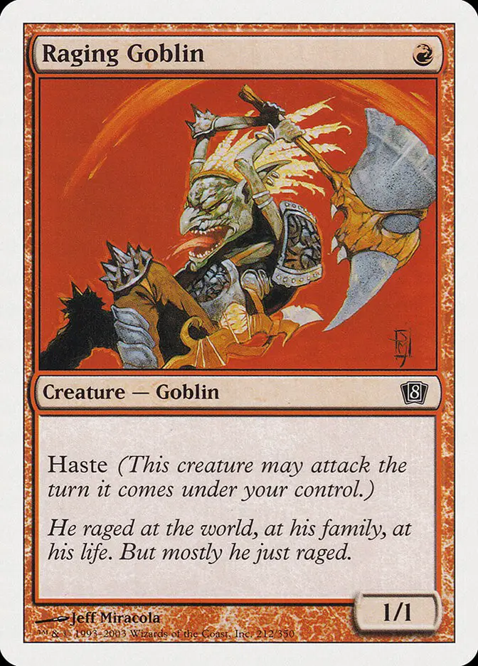 Raging Goblin (Eighth Edition)