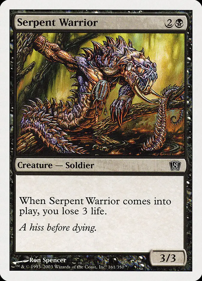 Serpent Warrior (Eighth Edition)