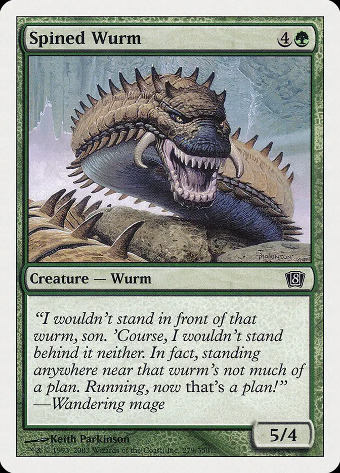 Spined Wurm (Eighth Edition)