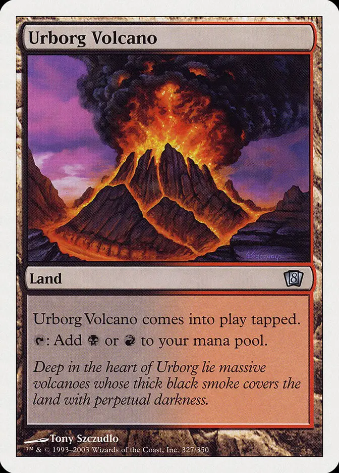 Urborg Volcano (Eighth Edition)