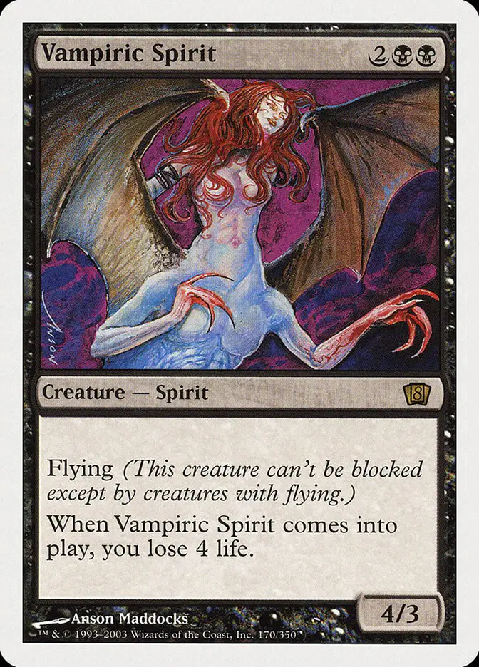 Vampiric Spirit (Eighth Edition)