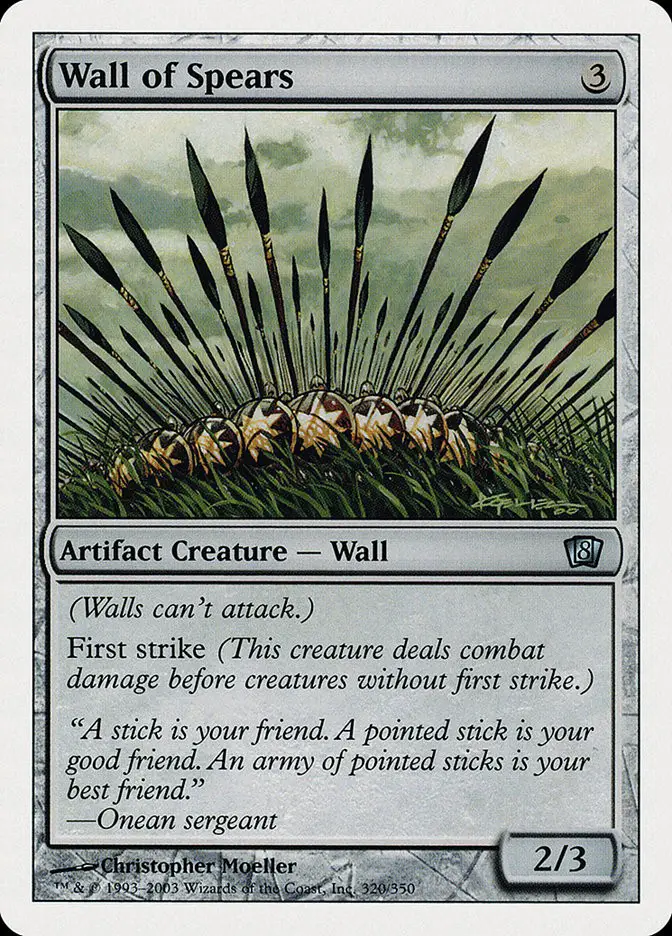 Wall of Spears (Eighth Edition)