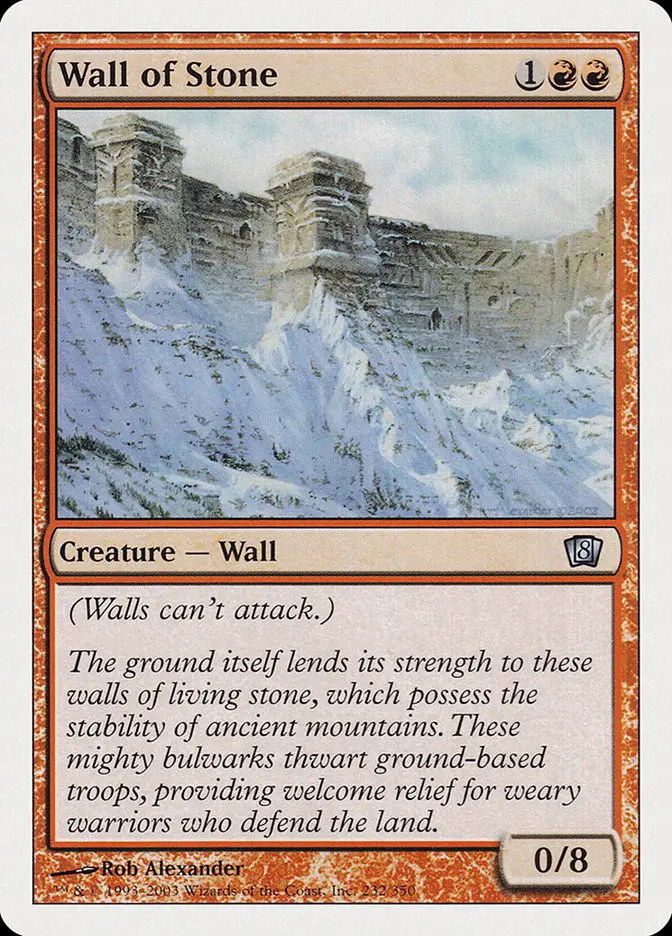 Wall of Stone (Eighth Edition)